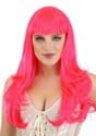 Hot Pink Long Wavy Wig